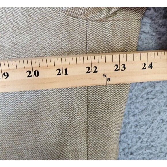 Lauren Ralph Lauren Beige 2 Button Blazer Suit Jacket Size 46 L Silk Wool Blend - Picture 8 of 14